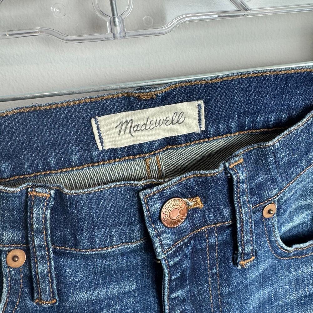Madewell Distressed 9" High Riser Skinny Skinny Jeans Size 28 - Picture 3 of 8